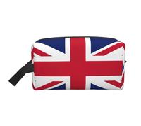 Grand sac de rangement pour maquillage avec imprimé drapeau britannique