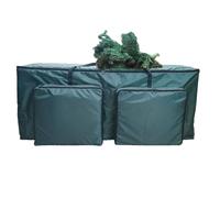 Grand sac de rangement pour sapin de Noël avec double fermeture éclair réutilisable pour jouets, poupées, literie, vêtements, couronne