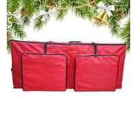 Grand sac de rangement pour sapin de Noël - Sac de transport réutilisable et robuste avec fermeture éclair pour déménagement, dortoir, garage, camping, vacances d'hiver