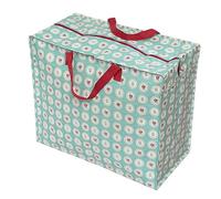 Grand sac de rangement - Sac de pique-nique - Sac à linge - Motif fleurs