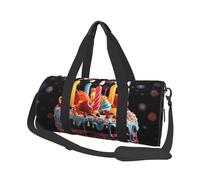 Grand sac de sport en toile avec inscription « Happy Birthday » pour femme et homme - Sac de voyage en toile - Sac de sport léger - Noir - Taille unique, Noir , Taille unique