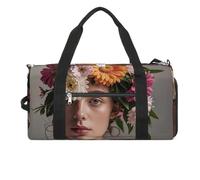 Grand sac de sport imperméable en forme de vortex floral pour homme et femme