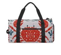 Grand sac de sport imperméable sur le thème des animaux marins pour homme et femme - Grand sac de sport pour voyage et entraînement