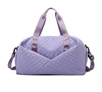 Grand sac de sport pour homme et femme avec poches humides, sac à bandoulière pour voyages en plein air et trajets quotidiens, cadeau de demoiselle d'honneur, violet clair, Beauté de masse