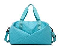 Grand sac de sport pour homme et femme avec poches humides, sac à bandoulière pour voyages en plein air et trajets quotidiens, cadeau de demoiselle d'honneur, bleu lac, Beauté de masse