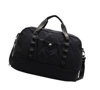 Grand sac de sport pour salle de sport et voyage, sac à bandoulière avec design spacieux, poches humides et sèches pour les amateurs de fitness, sac de voyage, Noir , Beauté de masse