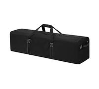 Grand sac de sport pour voyage, camping, sac fourre-tout, sac de rangement pour équipement de sport avec 2 poignées latérales, Noir , 116,8 cm (46"), sac de voyage