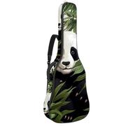 Grand sac de transport pour guitare acoustique, étanche avec couche de protection, panda mignon, multicolore, 42.9x16.9x4.7 in, Sac pour guitare