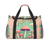 Grand sac de voyage à main avec imprimé champignon de rêve, sac fourre-tout imperméable pour femme, sac de sport, gym pour homme