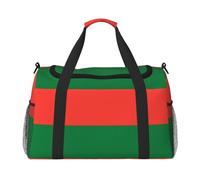 Grand sac de voyage à main avec imprimé drapeau de Madagascar - Sac fourre-tout imperméable pour femme, sac de sport, gym pour homme