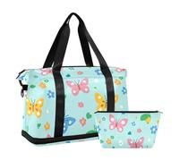 Grand sac de voyage avec piège réglable pour l'entraînement, Papillon de printemps safari