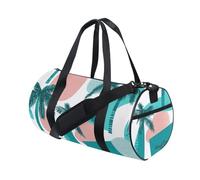 Grand sac de voyage étanche vert palmier sans couture pour week-end voyages d'affaires
