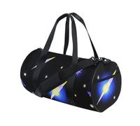 Grand sac de voyage multifonction avec motif étoiles filantes et ciel noir