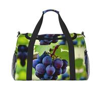 Grand sac de voyage réutilisable idéal pour les activités de plein air, le sport, le camping et les courses, noir, One Size