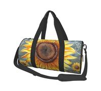 Grand sac de voyage rond pliable avec bandoulière réglable pour w nd, vol de nuit, hôpital, sports, You Are My Sunshine Sunflower, One Size, Classique