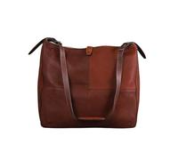 Grand sac en cuir Antarès Paris Marron TU