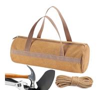 Grand sac enjeu de tente - Organisateur de stockage en toile robuste avec fermeture éclair | Porte-équipement de camping pour chevilles, poteaux, outils, accessoires de voyage en plein air, ra