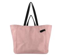 Grand sac fourre-tout en toile réutilisable pour la cuisine, sac à provisions pour maman, sac pour femme, enterrement de vie de jeune fille, cadeau de fête, or rose, couleur unie unie