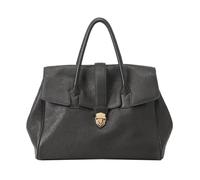 Grand sac fourre-tout pour les femmes avec des poches sac de travail PU en cuir haut à manchette de banlieue à manchette pour les achats de (noir)