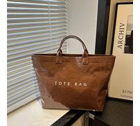 Grand sac fourre-tout transparent à la mode en jelly PVC, sac à main imperméable. Nouveau sac unisexe de style coréen tendance, sac tote décontracté rétro de style de rue de niche. Convient pour les é