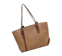 Grand Sac Fourreau Tissé - Pochette Cabas En Cuir - Grande Capacité Léger pour Filles Courses Voyage Piscine