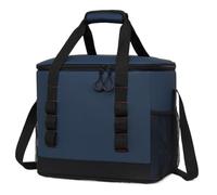 Grand Sac Isotherme | Sac à Dos Isotherme Portable 20 L, Sac Isotherme Multi-Poches pour Femmes et Hommes, boîte à Lunch Isotherme Grande capacité (Bleu Marine)