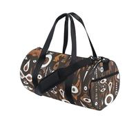 Grand sac marron style marocain bohémien monstres pour w nd, voyage de nuit grande capacité