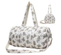 Grand Sac Maternité - Gris Coton Polyester Imperméable, Cabas Langer Matelassé Grande Capacité, Fourre Tout Bébé Bandoulière Ajustable, Bagage Hôpital Séjour Naissance | Pratique Pour Voyage Parent