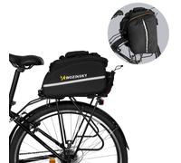 Grand sac porte-vélo 35l + housse de pluie noir