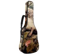 Grand sac pour guitare acoustique, convient pour 101,6/104,7 cm, imperméable avec éponge de protection, plusieurs poches, joli hérisson, multicolore, 42.9x16.9x4.7 in, Sac pour guitare
