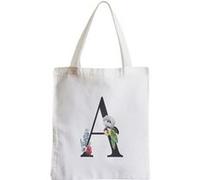 Grand sac pour shopping A anna adèle ambre lettre Blanc G