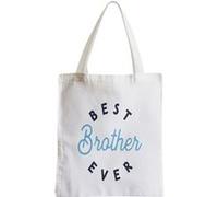 Grand sac pour shopping Best brother ever famille Blanc G