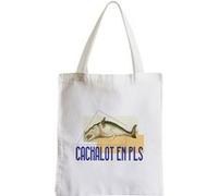 Grand sac pour shopping Cachalot en pls planches Blanc G