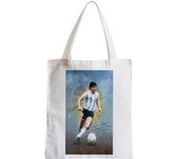 Grand sac pour shopping Diego maradona ange 10 Blanc G