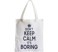 Grand sac pour shopping Don't keep calm it's Blanc G