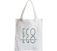 Grand sac pour shopping Eco not ego écologie Blanc G
