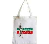 Grand sac pour shopping Fausto coppi vintage vélo Blanc G