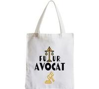 Grand sac pour shopping Futur avocat métier Blanc G