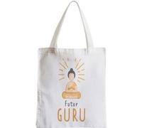 Grand sac pour shopping Futur guru zen méditation Blanc G