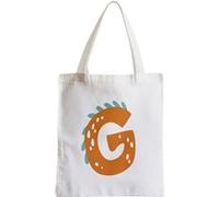 Grand sac pour shopping G gabriel gael lettre Blanc G