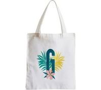 Grand sac pour shopping G greta gabriella lettre Blanc G