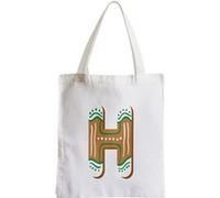 Grand sac pour shopping H hugo héloise lettre Blanc G