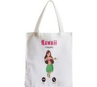 Grand sac pour shopping Hawaii m'appelle vahiné Blanc G