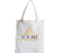 Grand sac pour shopping Le louvre paris france Blanc G