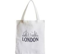 Grand sac pour shopping London minimalist londres Blanc G
