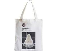 Grand sac pour shopping Marcel duchamp réseaux Blanc G