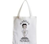 Grand sac pour shopping Marilyn boop betty monroe Blanc G