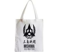 Grand sac pour shopping Mishima zaibatsu geek jeux Blanc G