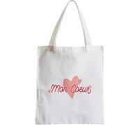 Grand sac pour shopping Mon coeur Blanc G