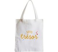 Grand sac pour shopping Mon trésor bébé mignon Blanc G